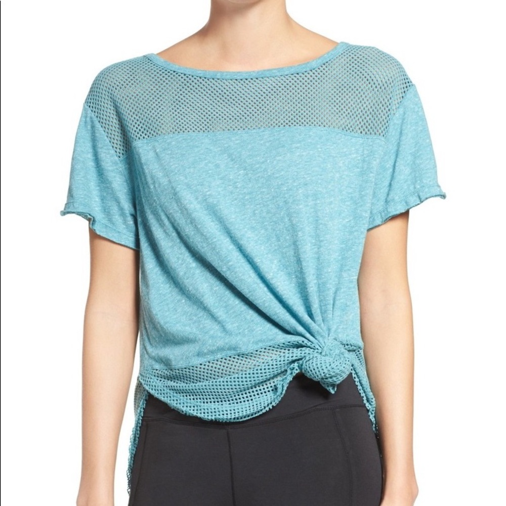 Free People FP Movement Hourglass Mesh Tee